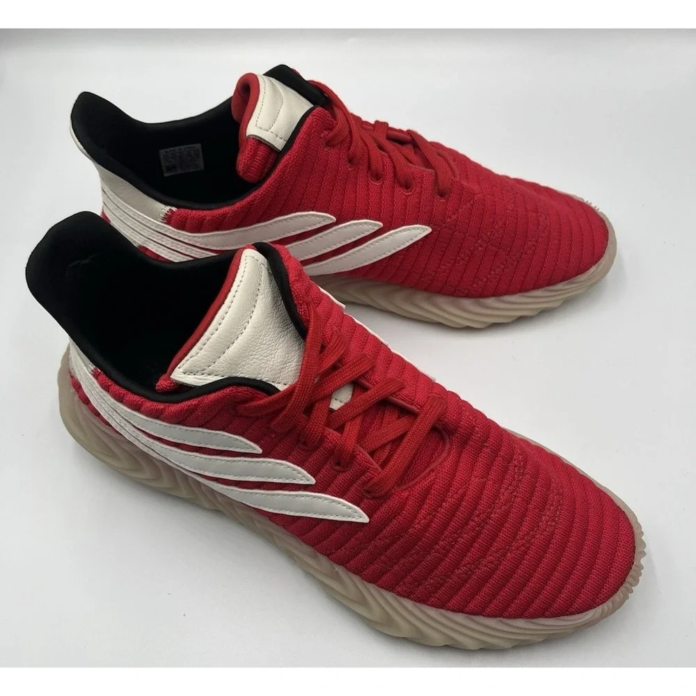 Adidas‎ Sobakov Scarlet Red Gum Mens 11 Terrace Soccer FIFA Blokecore Shoes